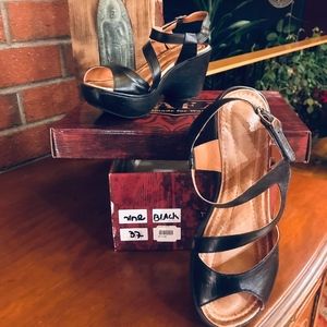 Jafa Handmade Black Leather Sandals